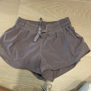 Dark purple run shorts Lululemon